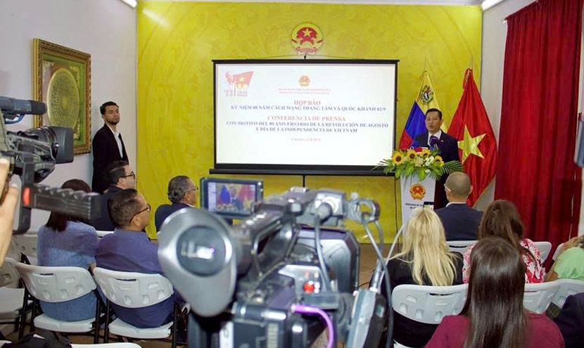 Venezuela press briefing highlights Vietnam’s August Revolution significance
